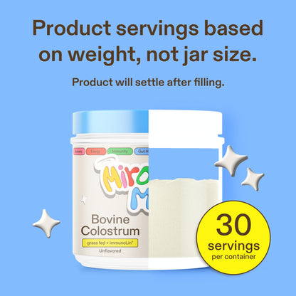 Colostrum Supplement for Gut Health, Hair Growth, Beauty and Immune Support Miracle MooUS supplements