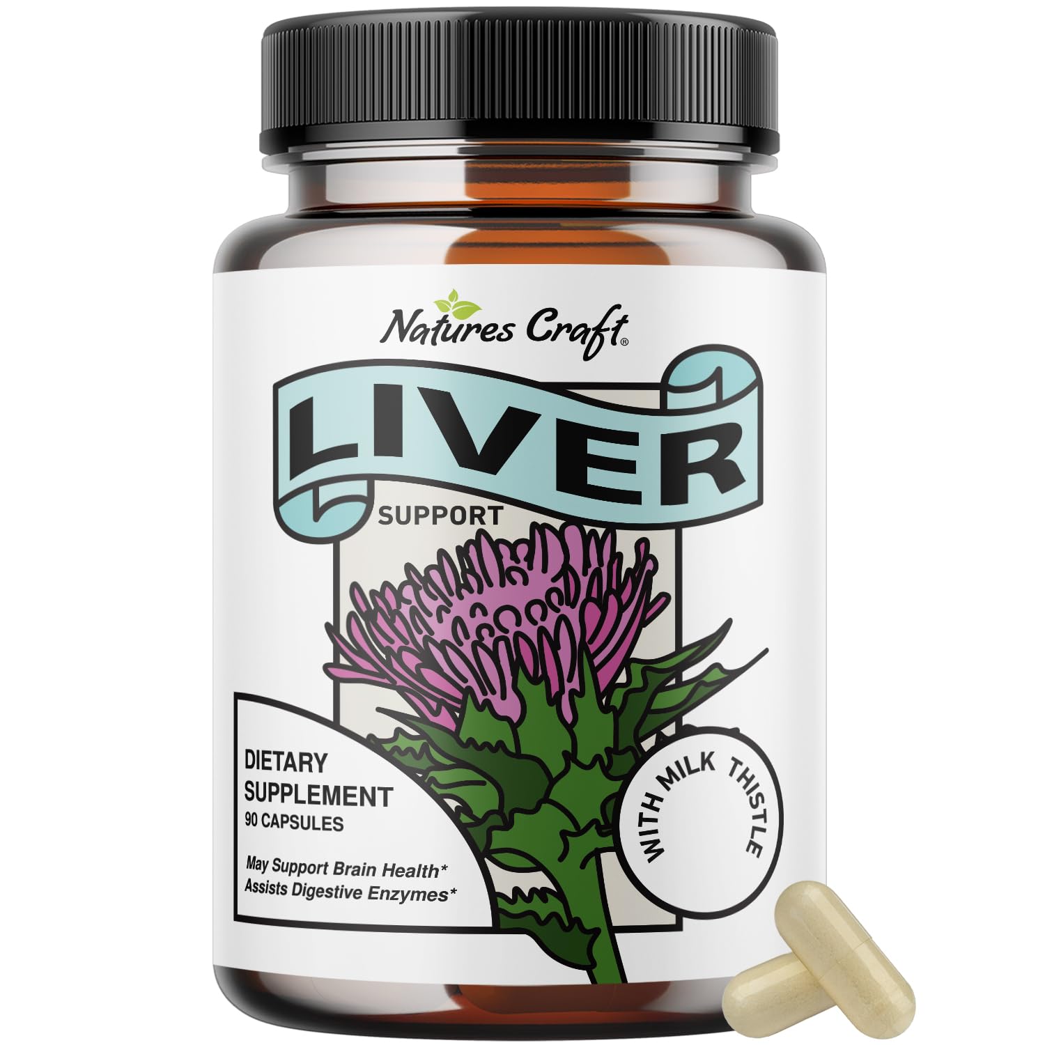 Liver Cleanse Detox & Repair Formula - Herbal Liver Support Supplement Natures CraftAu supplements
