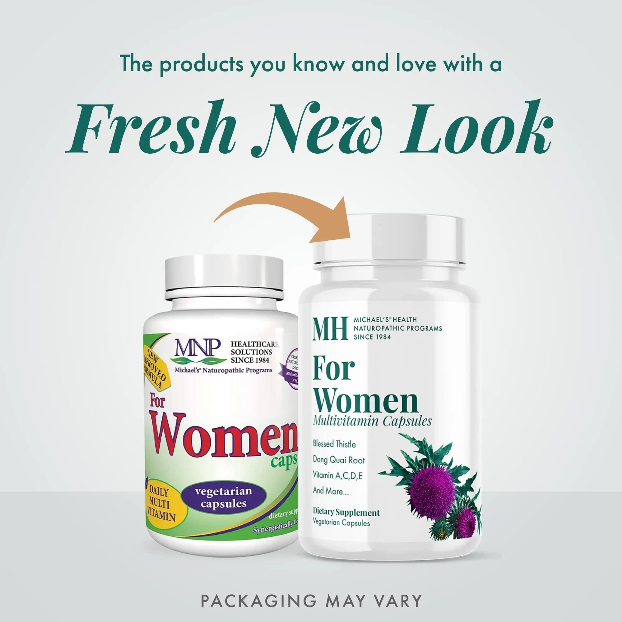 MICHAEL'S Health Naturopathic Programs for Women Multivitamin ? 90 Vegetarian Capsules ? Support for Energy, Hair, Skin and Nails ? 30 Servings MICHAEL'SAu supplements