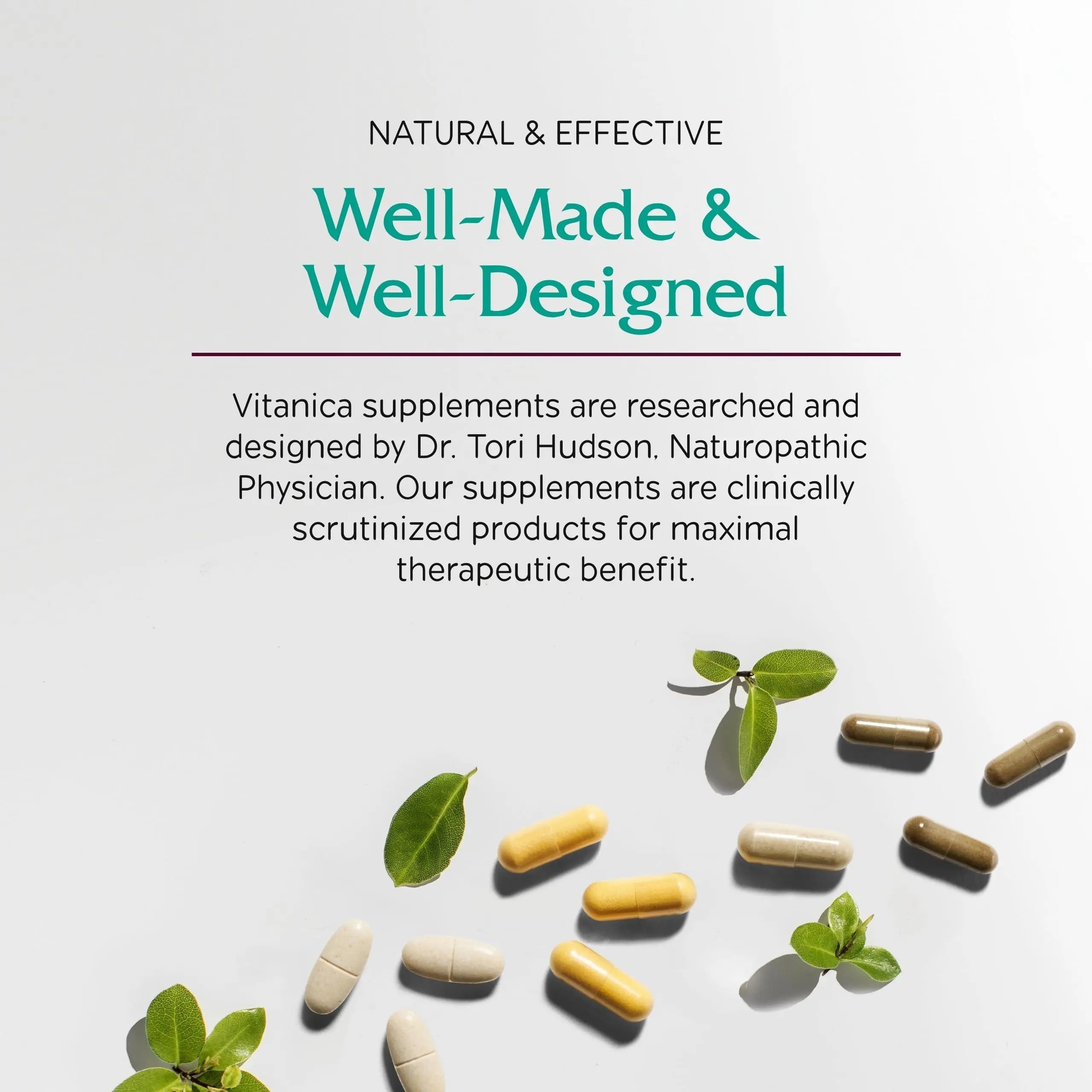 Vitanica FemTeen Symmetry, Vitamins for Teens Daily Multivitamin, Vegan, 120 Capsules VitanicaAu supplements