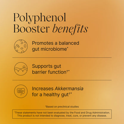 Pendulum Polyphenol Booster, Antioxidant from Superfoods, Beneficial Plant Compounds for Good Health, Helps Boost Akkermansia Muciniphila for Men & Women (60 Capsules, 1-Pack) PendulumUS supplements
