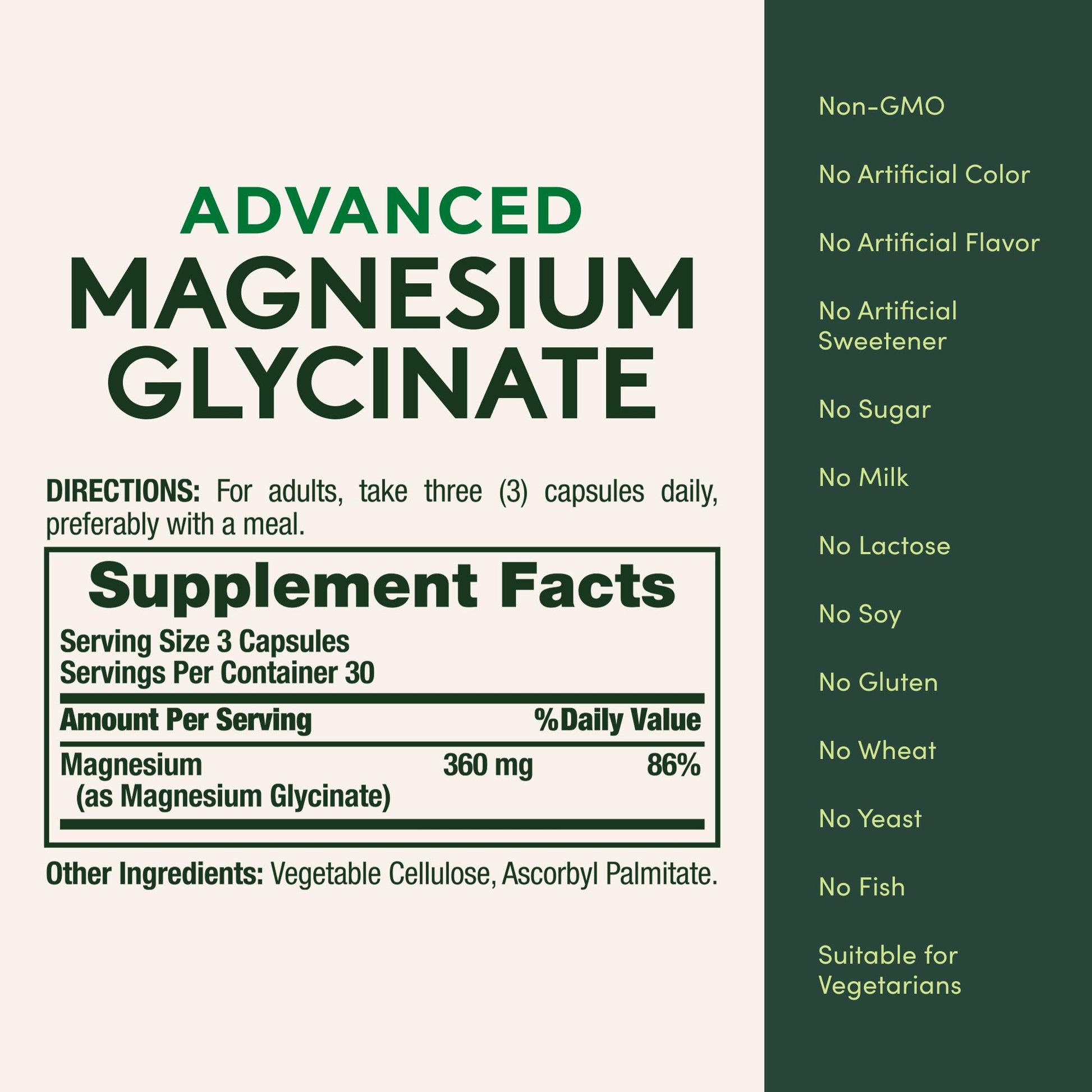 Nature's Bounty Calm Magnesium Glycinate Supplement - High Absorption Magnesium for Relaxed Mood, Heart & Bone Health, 90 Capsules Nature's BountyAu supplements