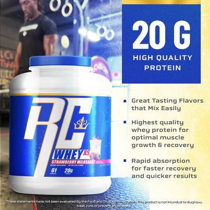 Ronnie Coleman Signature Series Whey XS Protein Powder, Pre Workout Shake Mix Ronnie Coleman Signature SeriesUS supplements