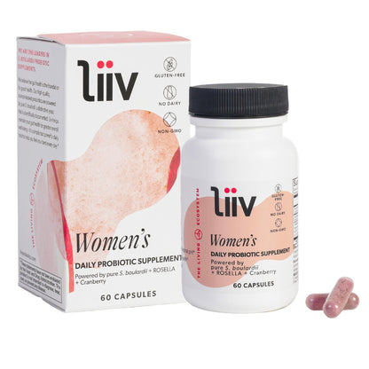 LiiV Women's Probiotics for Women Digestive Health, Vaginal pH Balance & Urinary Tract LiiVUS supplements