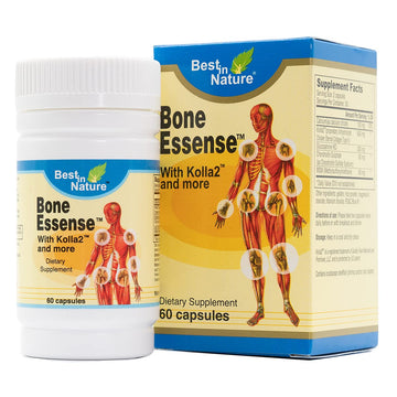 Best in Nature Bone Essense with Kolla2 (Type II Collagen) - Bone and Joint Health Supplement. (60 Count) Best in NatureAu supplements