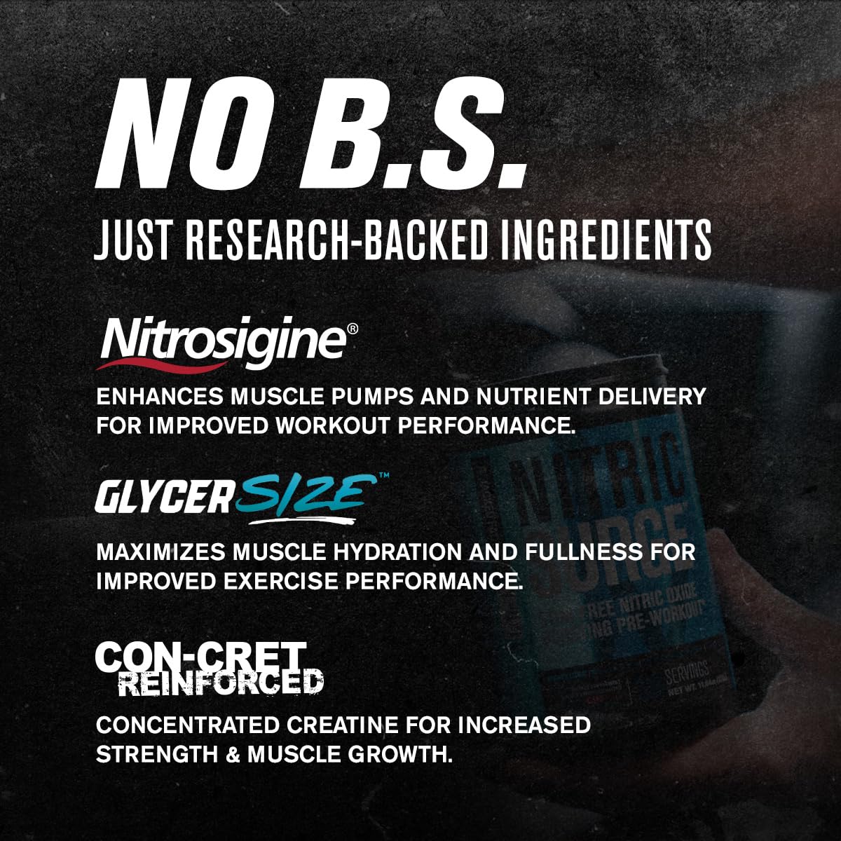 Nitric Surge Stim Free Pre Workout Powder - Caffeine Free Nitric Oxide Supplement Jacked FactoryAu supplements