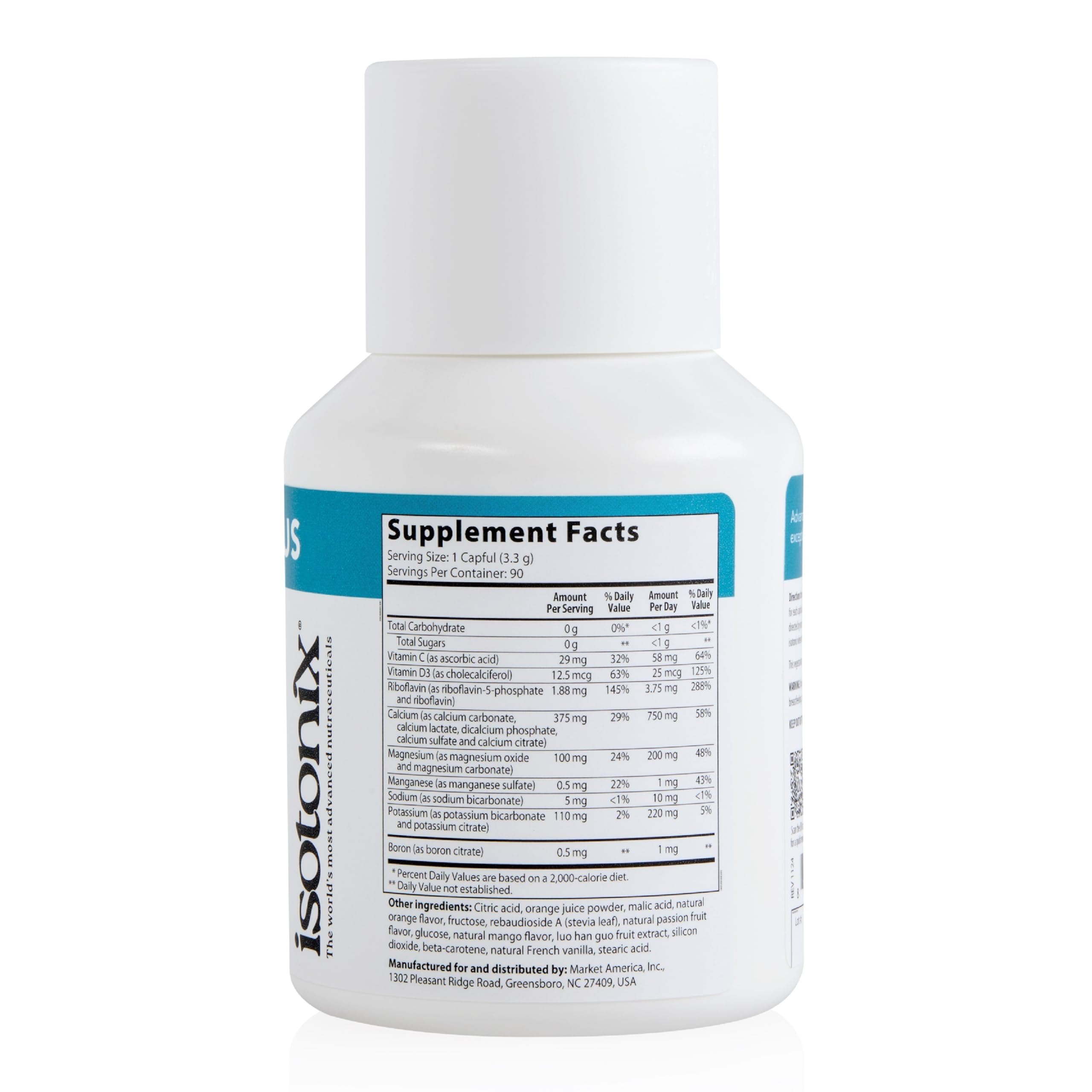 Isotonix Calcium Plus – Calcium Supplement for Women and Men with Magnesium, Vitamin D3, and Vitamin C – Fast Absorbing Isotonic Formula – Calcium Citrate & 5 Salts - 90 Servings IsotonixAu supplements