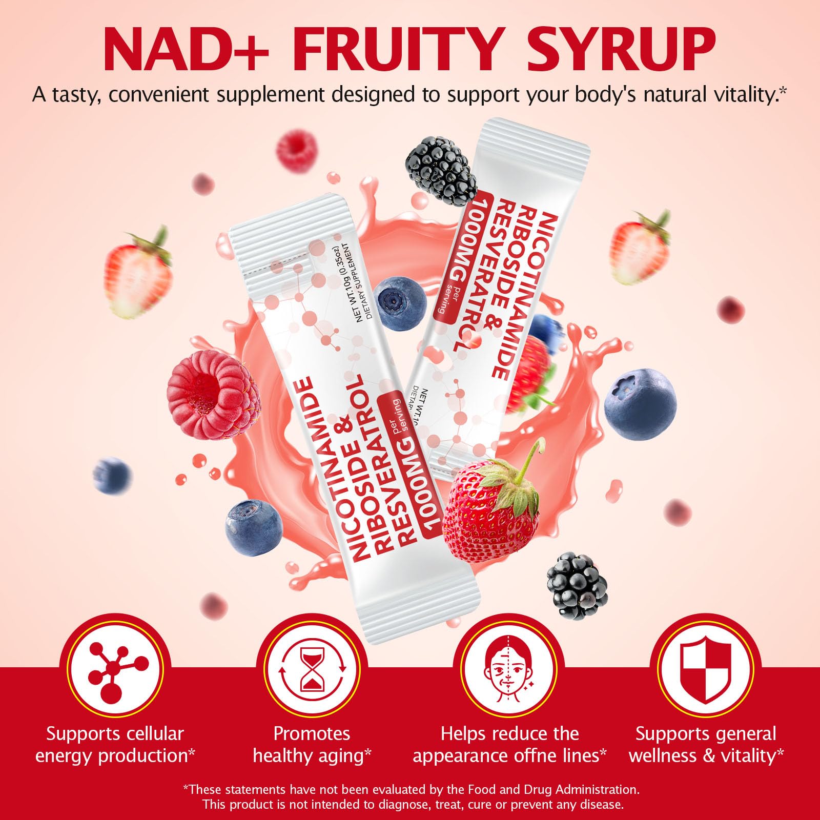 bnHUlMXw NAD Liquid Supplement,1000mg Premium Nicotinamide Riboside & Resveratrol,NAD+ Berry Flavor Drink Mix for Skin Aging Support,Boosts Cellular Energy – NAD Supplements for Men & Women,30 Packs bnHUlMXwAu supplements