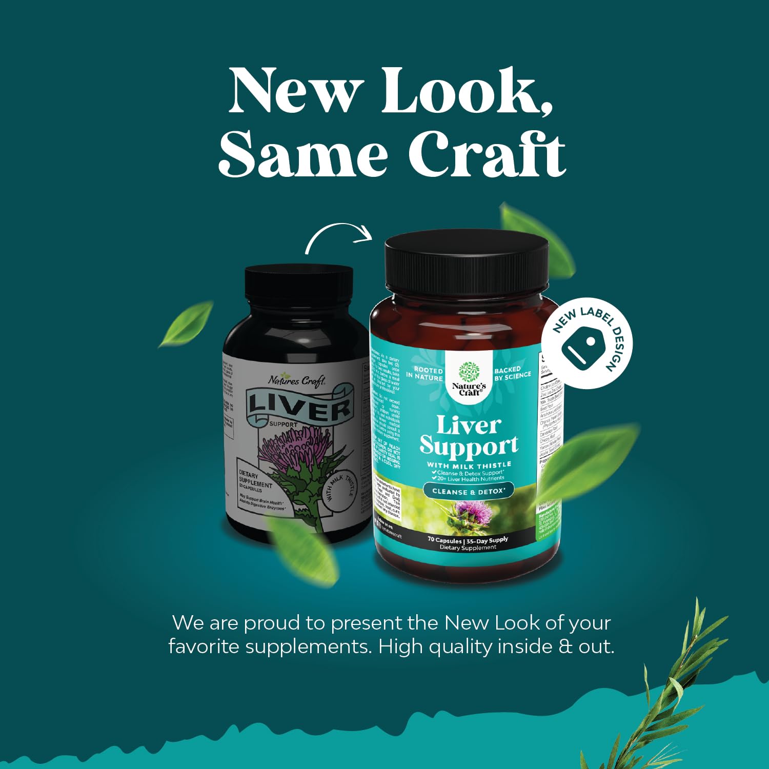 Liver Cleanse Detox & Repair Formula - Herbal Liver Support Supplement Natures CraftAu supplements