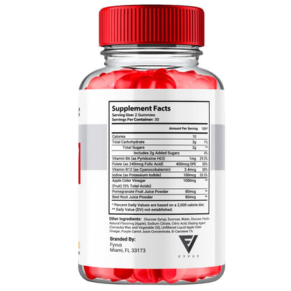 Macro Keto ACV Gummies Advanced Apple Cider Vinegar Vitamin Supplement FyvusUS supplements
