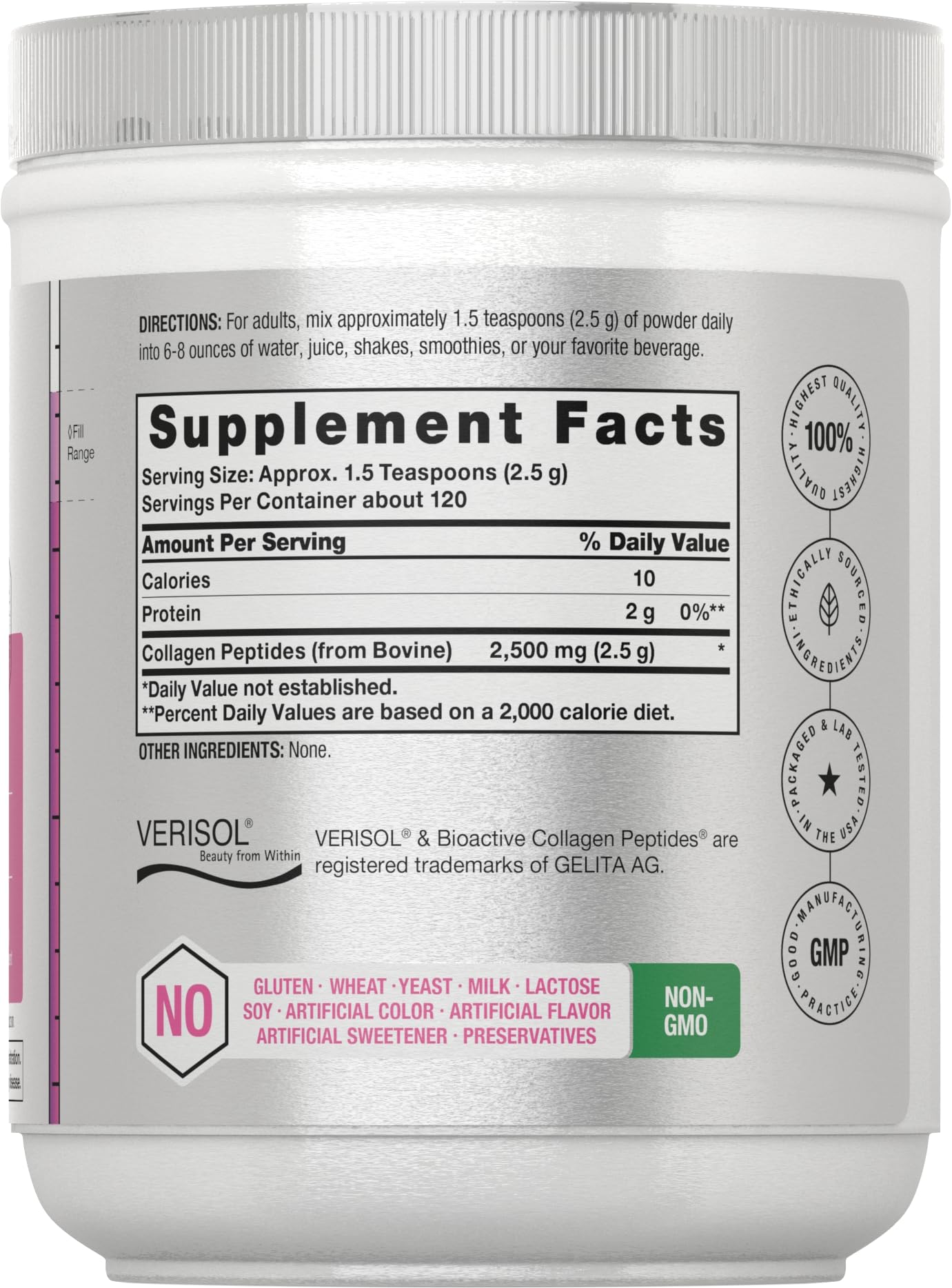 Horbäach Skin Rejuvenator with Verisol 10.58 oz | Bioactive Collagen Peptide Powder | Types I and III | Non GMO, Gluten Free Supplement HorbäachAu supplements