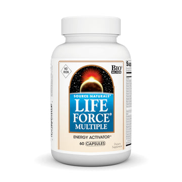 Source Naturals Life Force Multiple Iron Free Daily Multivitamin High Potency Essential Vitamins, Minerals, Antioxidants & Nutrients - Energy & Immune Boost* - 60 Capsules Source NaturalsAu supplements
