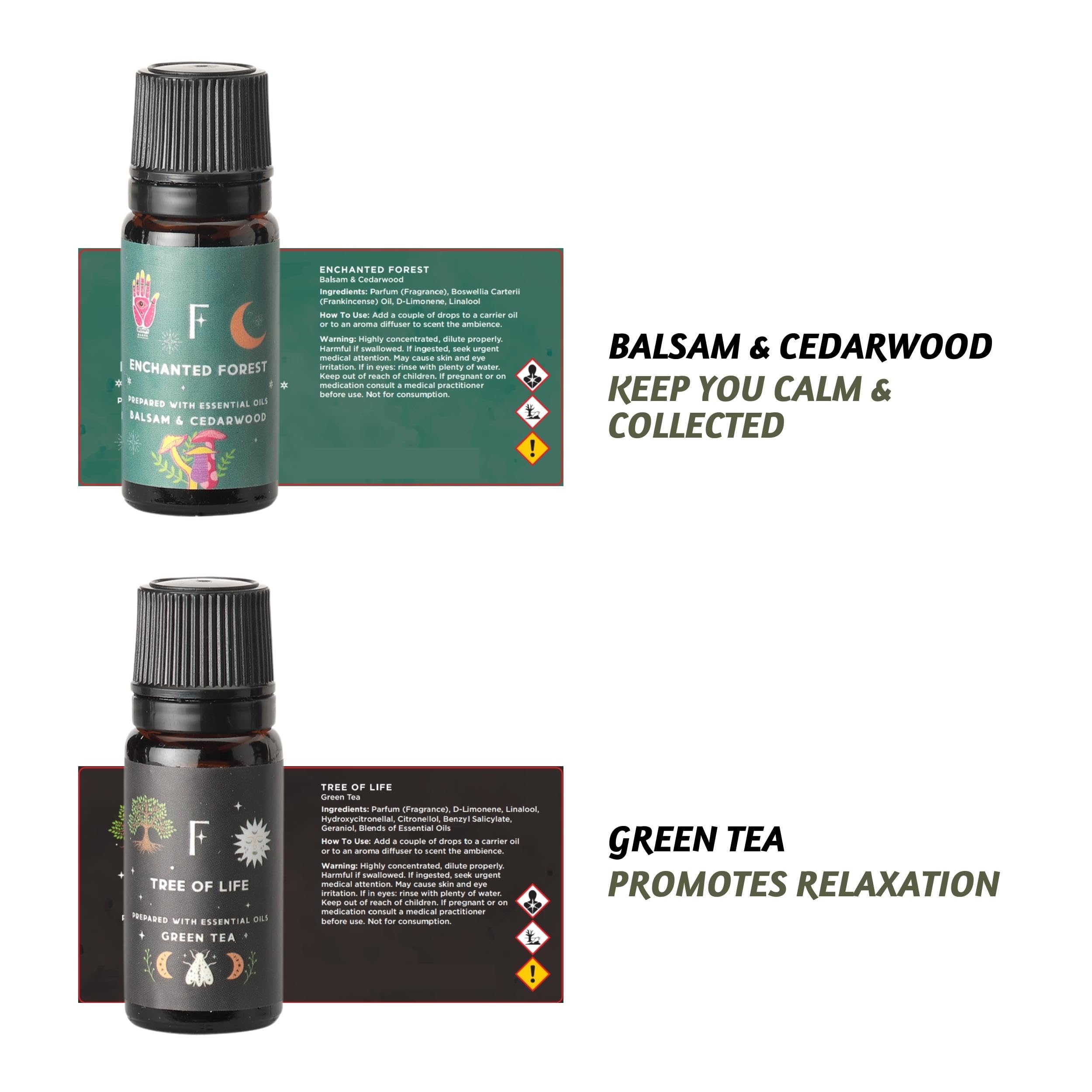 Folkulture Essential Oil Set for Diffuser, Set of 6, Aromatherapy Diffuser Oil Scents for Home FolkultureAu supplements