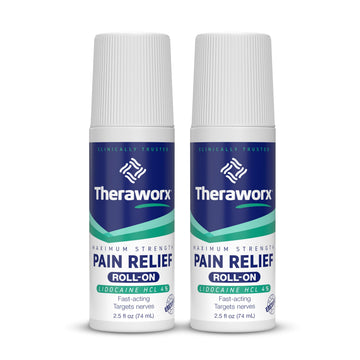 Theraworx Maximum Strength Pain Relief Roll-On with Lidocaine, Fast-Acting - 2.5 Oz - 2 Count TheraworxAu supplements