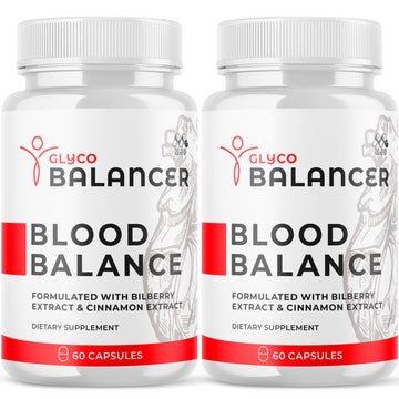 (2 Pack) Glyco Balancer Capsules, Official GlycoBalancer Health Support Pills with All Natural Ingredients, Glyco Balancer Advanced Health Support with Premium Vitamins for Women & Men (120 Capsules) MJOAu supplements