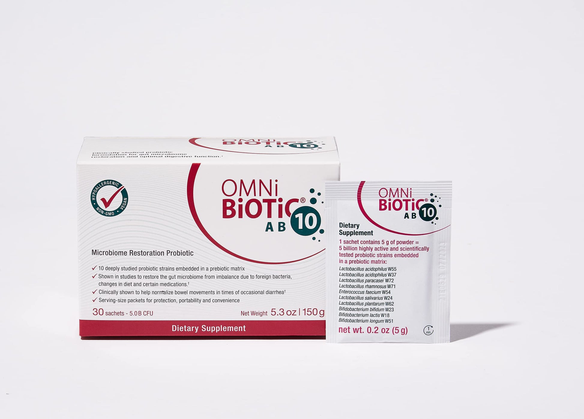 OMNi BiOTiC AB 10 - Clinically Tested Restorative Probiotic - Supports & Restores Gut Flora & Digestion OMNi BiOTiCAu supplements