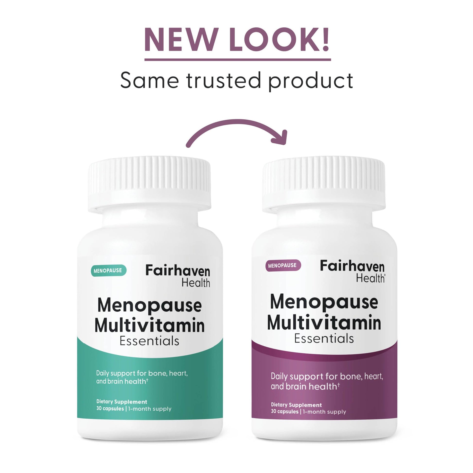 Fairhaven Health Menopause Multivitamin Essentials | Hormone Free Menopause Supplements for Women | Methylated Multivitamin for Women 50 and Over | Non-GMO | Perimenopause Supplements | 30 Capsules Fairhaven HealthAu supplements