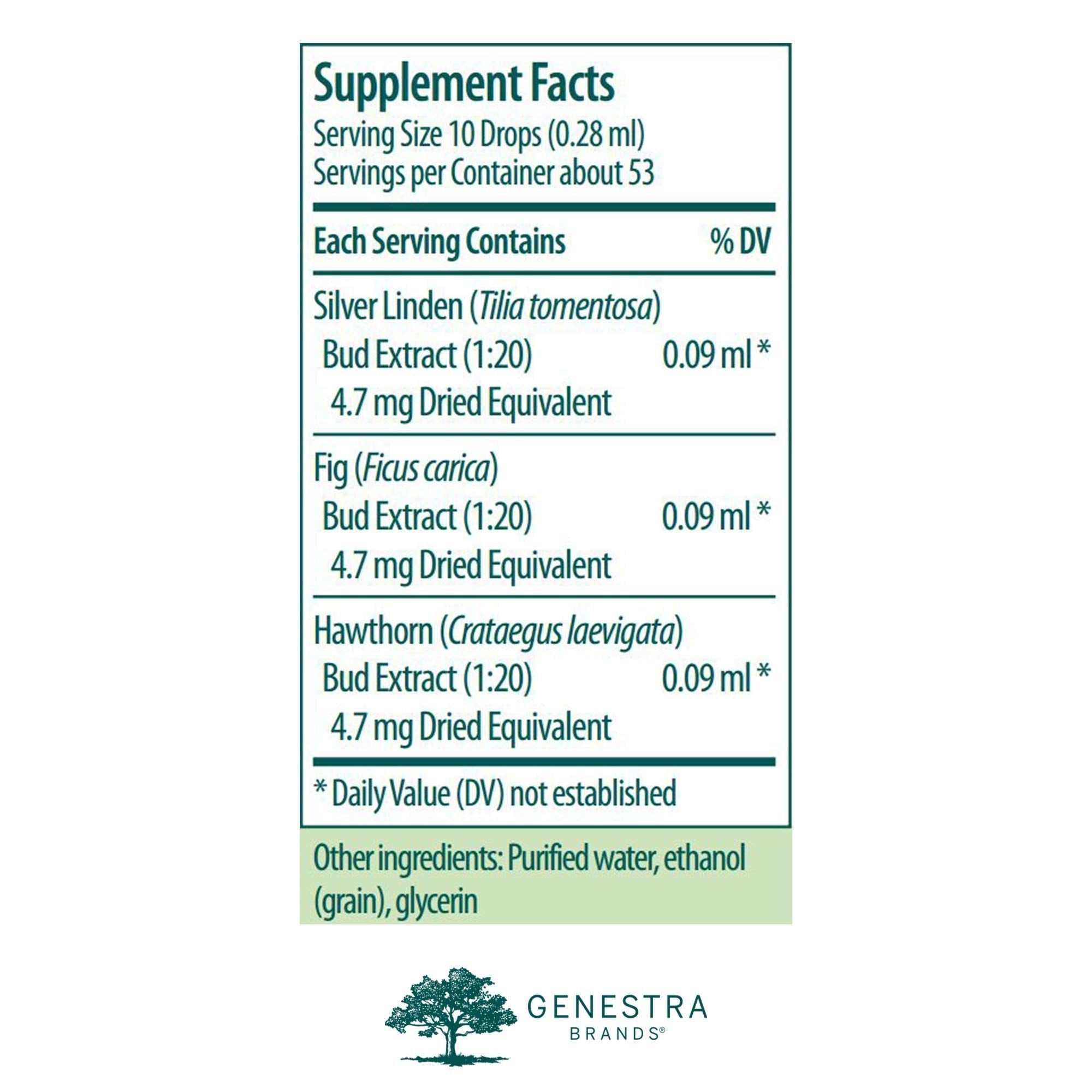 Genestra Brands Calm-gen | Silver Linden, Fig, and Hawthorn Herbal Supplement | 0.5 fl. oz. Genestra BrandsAu supplements