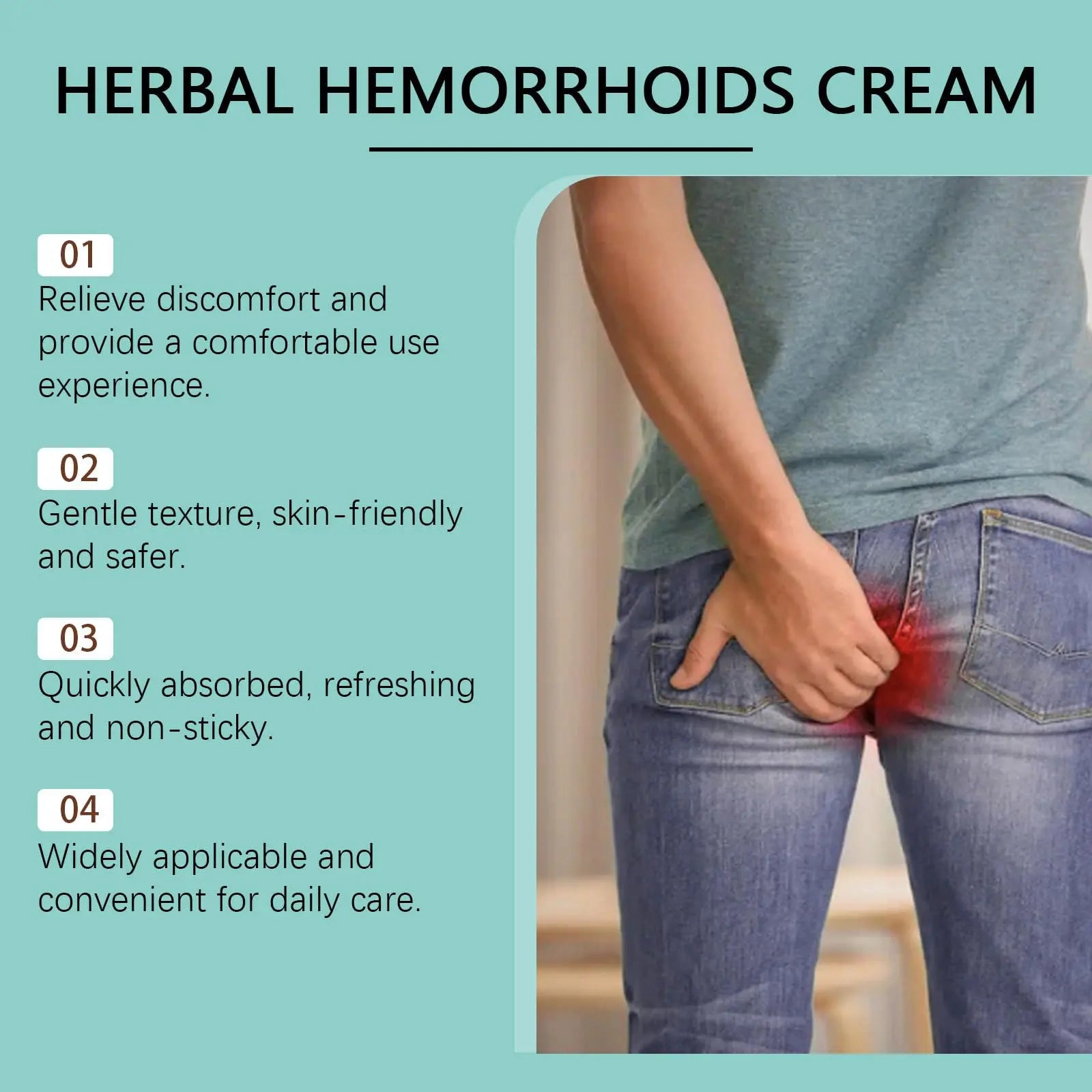 NiTa HyHy Herbal Hemorrhoids Ointment– Hemorrhoid Treatment and Hemorrhoid Cream for Relief Fast Acting Relief of Pain, Swelling, Discomfort, Burning and Itching NiTa HyHyAu supplements