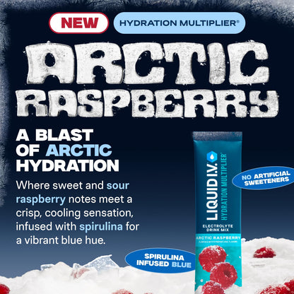 Liquid I.V.® Hydration Multiplier – Arctic Raspberry | Electrolyte Powder Drink Mix | 3 Pack (48 Servings) Liquid I.V.US supplements