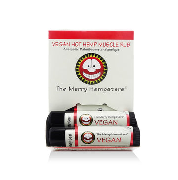 The Merry Hempsters Hot Hemp Muscle Rub Gravity Display Case (12 Tubes) The Merry HempstersAu supplements