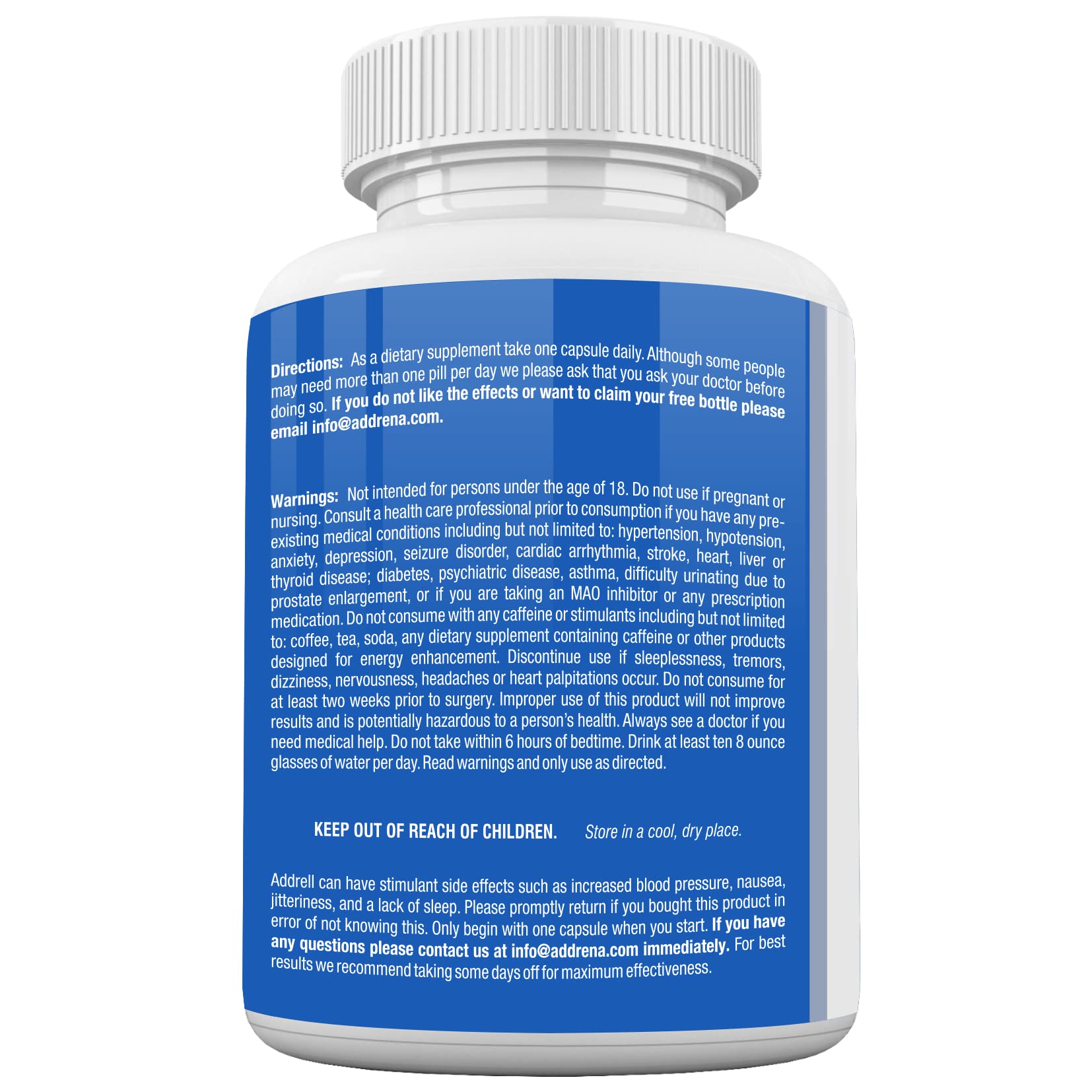 Focus Pep Addrell Energy Stimulant Pills- Natural Nootropic Brain Supplement Alternative Pill & Study Supplements Substitute to Elevate Mental Clarity for Women & Men OTC- 60 Mind Booster Capsules Focus PepAu supplements