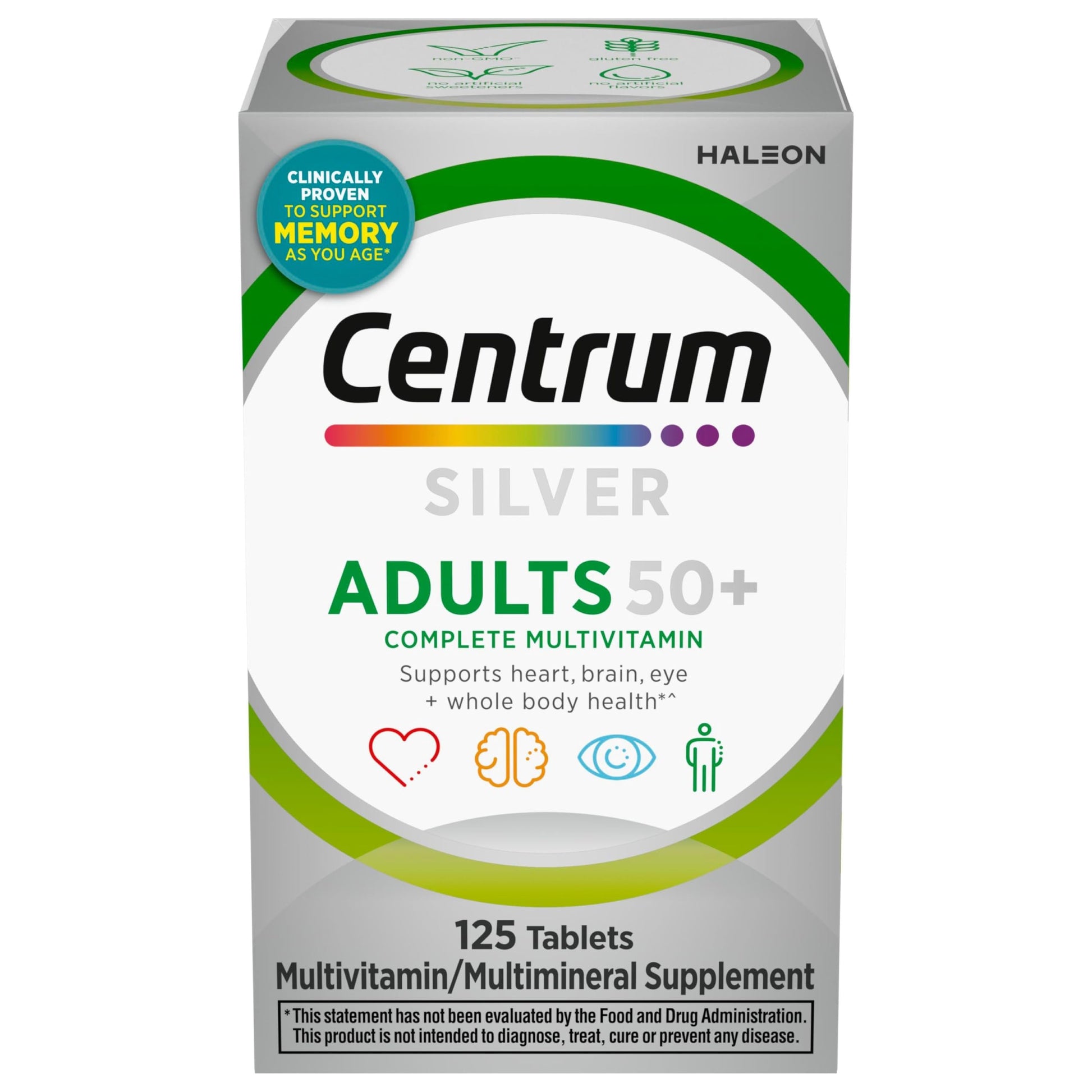 Centrum Silver Multivitamin for Adults 50 Plus, Multivitamin/Multimineral Supplement, Vitamin D3, B-Vitamins, Gluten Free CentrumAu supplements