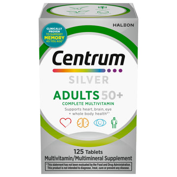 Centrum Silver Multivitamin for Adults 50 Plus, Multivitamin/Multimineral Supplement, Vitamin D3, B-Vitamins, Gluten Free CentrumAu supplements