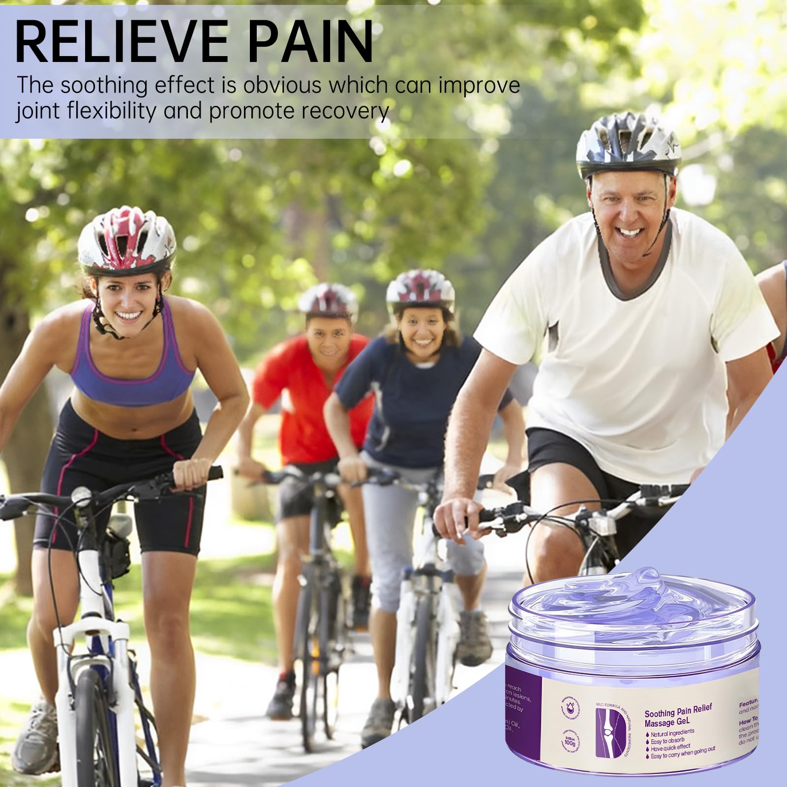 2PCS Kresin Joint Pain Gel Purple Gel,Soothing Pain Relief MassageGel,Purple Joint Repair Cream,Effective Soothesfor Back, Neck, Hands, and Feet MEIEGOUAu supplements
