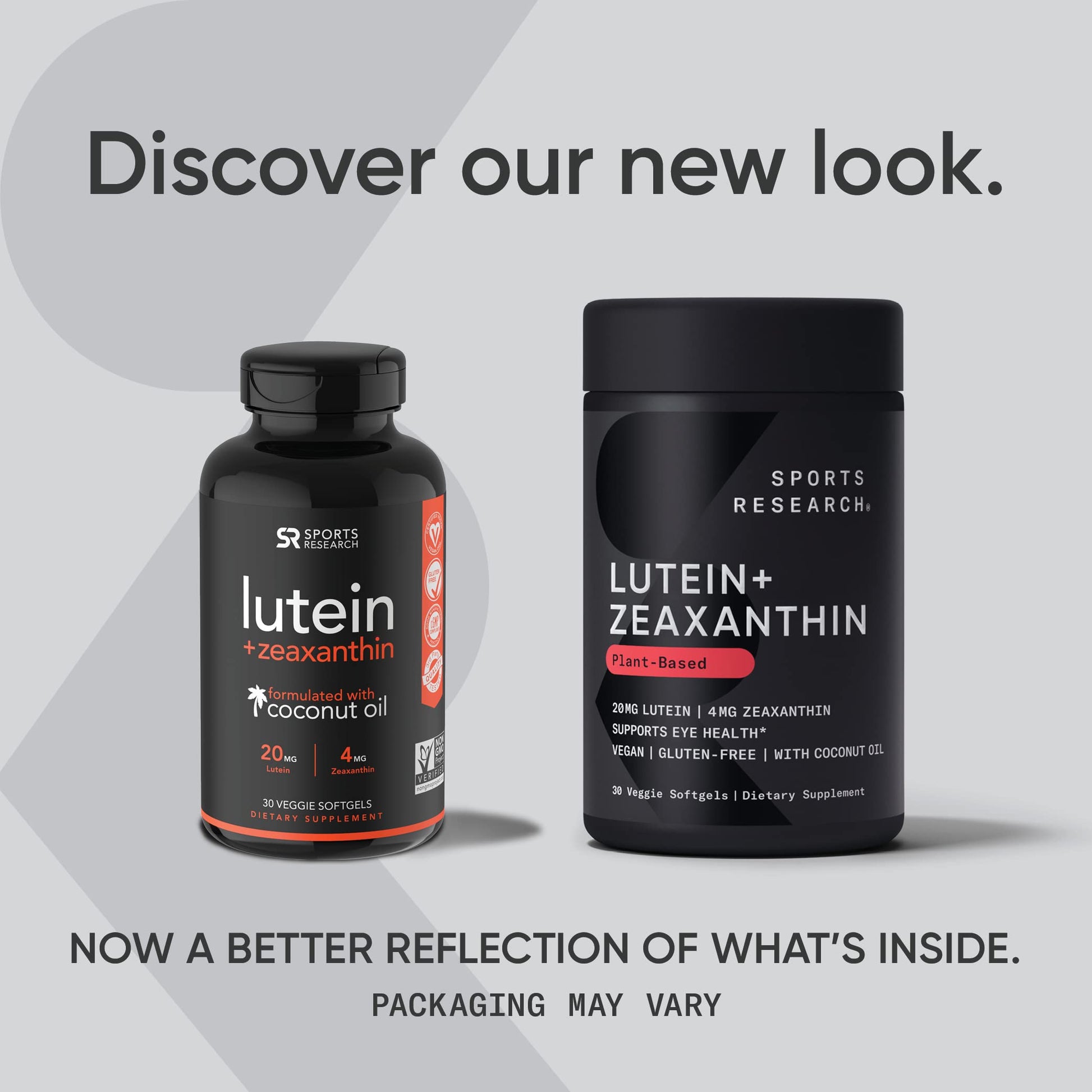 Sports Research Vegan Lutein + Zeaxanthin (20mg) with Organic Coconut Sports ResearchAu supplements