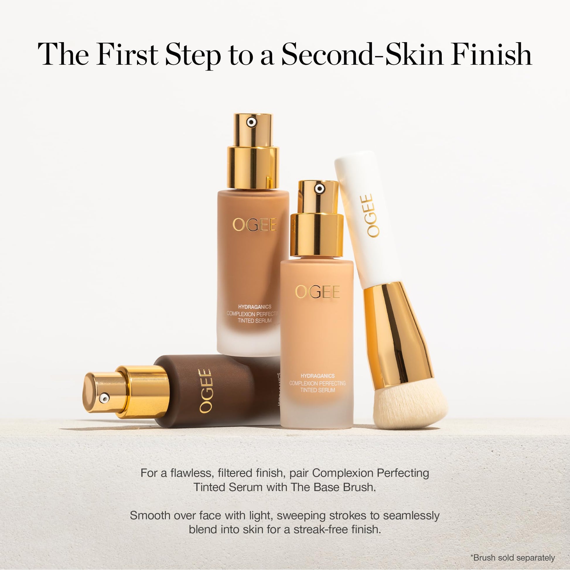 Ogee Complexion Perfecting Liquid Foundation - Lightweight Tinted Moisturizer For Face (Spruce 12.75N - Deep, Bronze Undertones) - with Vitamin C & Jojoba Oil - Certified Organic & Made in USA OgeeAu supplements