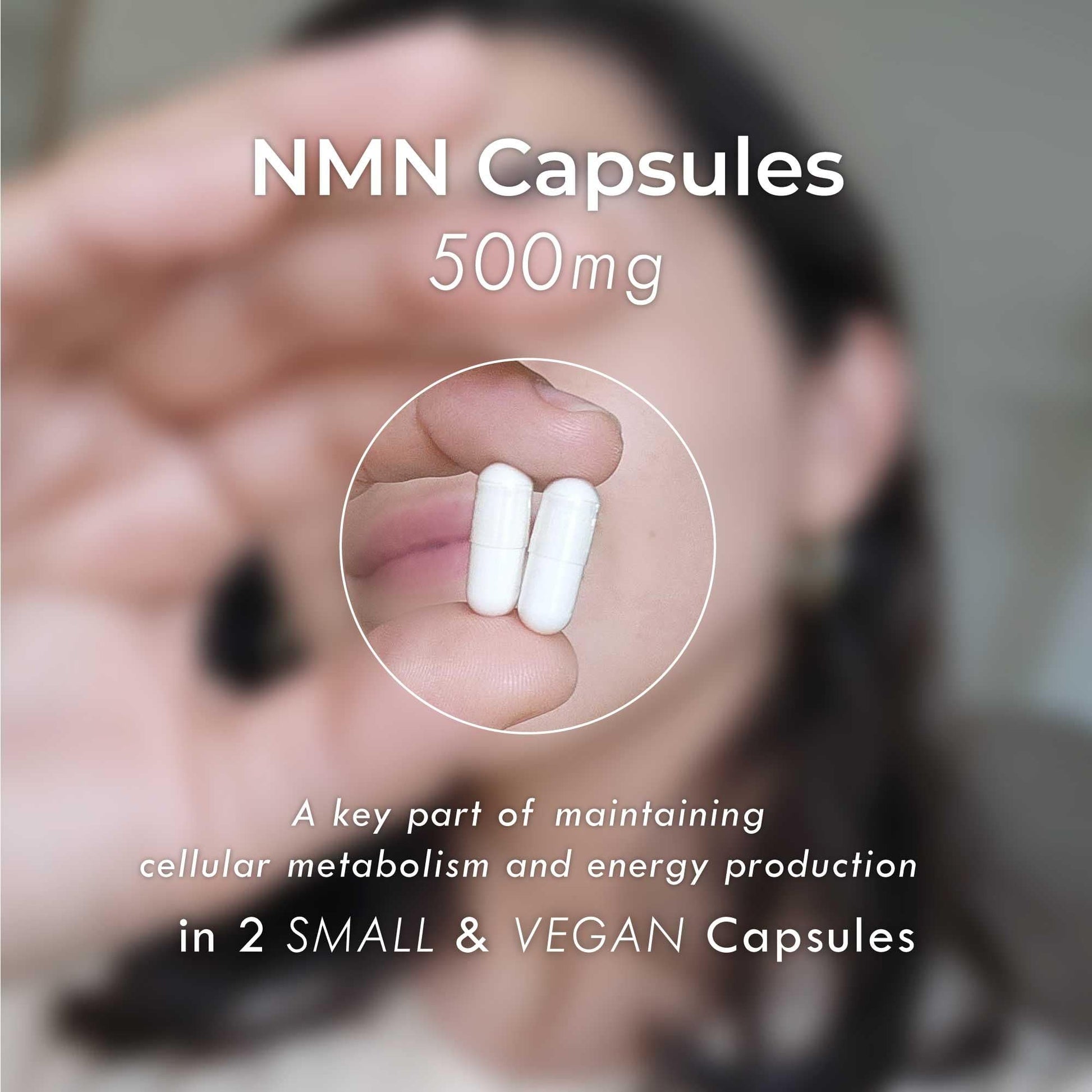 Neurogan Beta NMN (β-NMN) Supplement 500 mg per Serving, High Purity – NAD+ Precursor for Cellular Energy & Vitality – 120 Capsules (2-Month Supply) – Made in USA NeuroganAu supplements