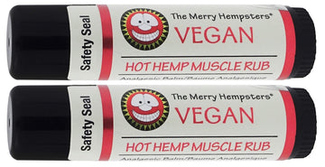 Merry Hempsters Vegan Hot Hemp Muscle Rub Single (2-Pack) The Merry HempstersAu supplements