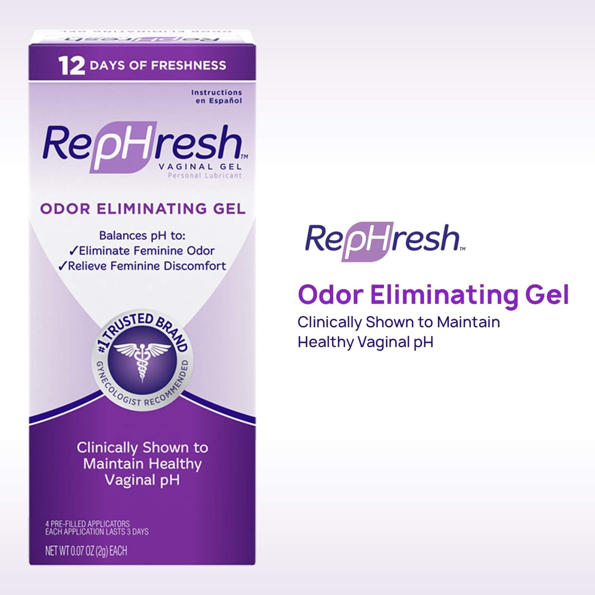RepHresh Odor Eliminating Vaginal Gel, 4ct (0.07oz) RepHreshAu supplements
