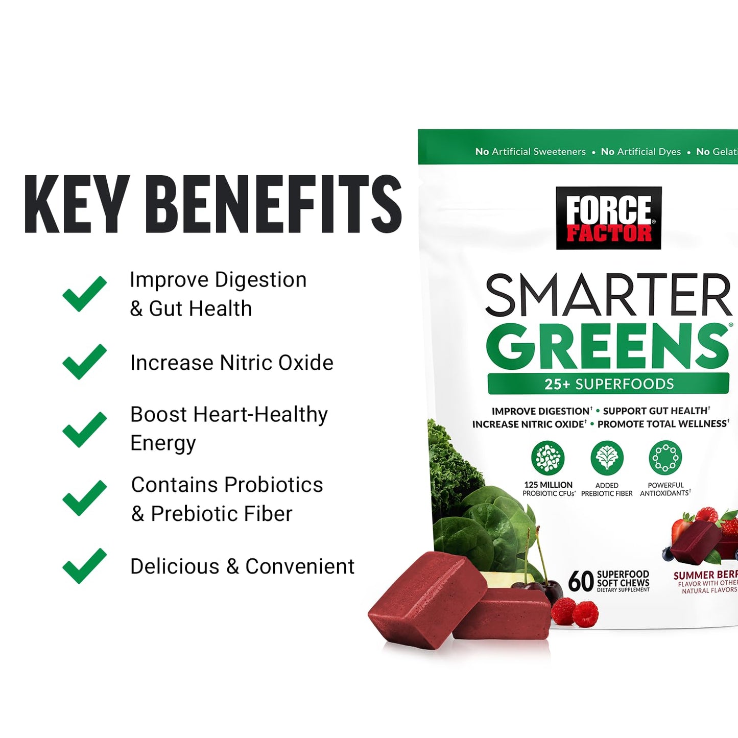 Force Factor ProbioSlim Apple Cider Vinegar Gummies with Organic, LactoSpore Force FactorUS supplements