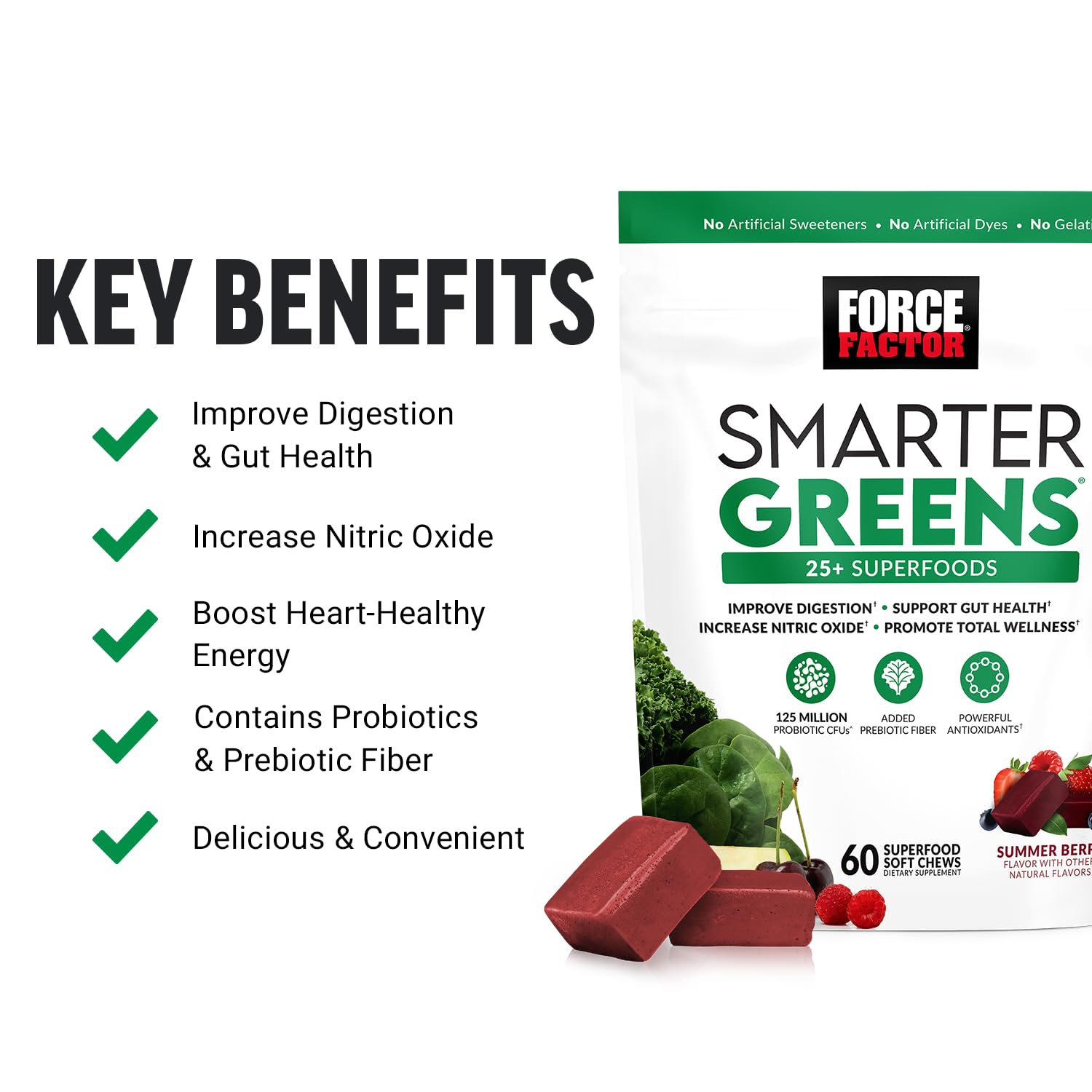 Force Factor ProbioSlim Apple Cider Vinegar Gummies with Organic, LactoSpore Force FactorUS supplements