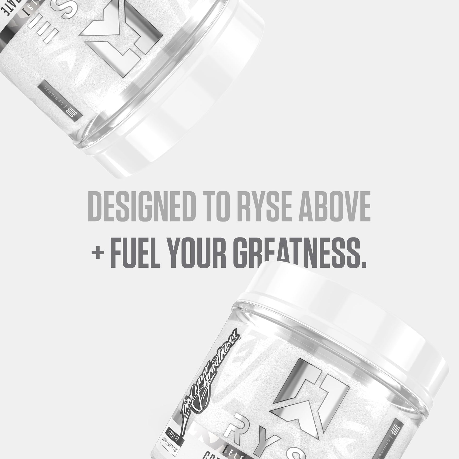 RYSE Creatine Monohydrate Powder - Unflavored - Supports Men & Women Lean Muscle Growth, Strength, Power, and Endurance - Helps Reduce Fatigue and Improve Workout Recovery - 100 Servings. RYSE Up SupplementsAu supplements