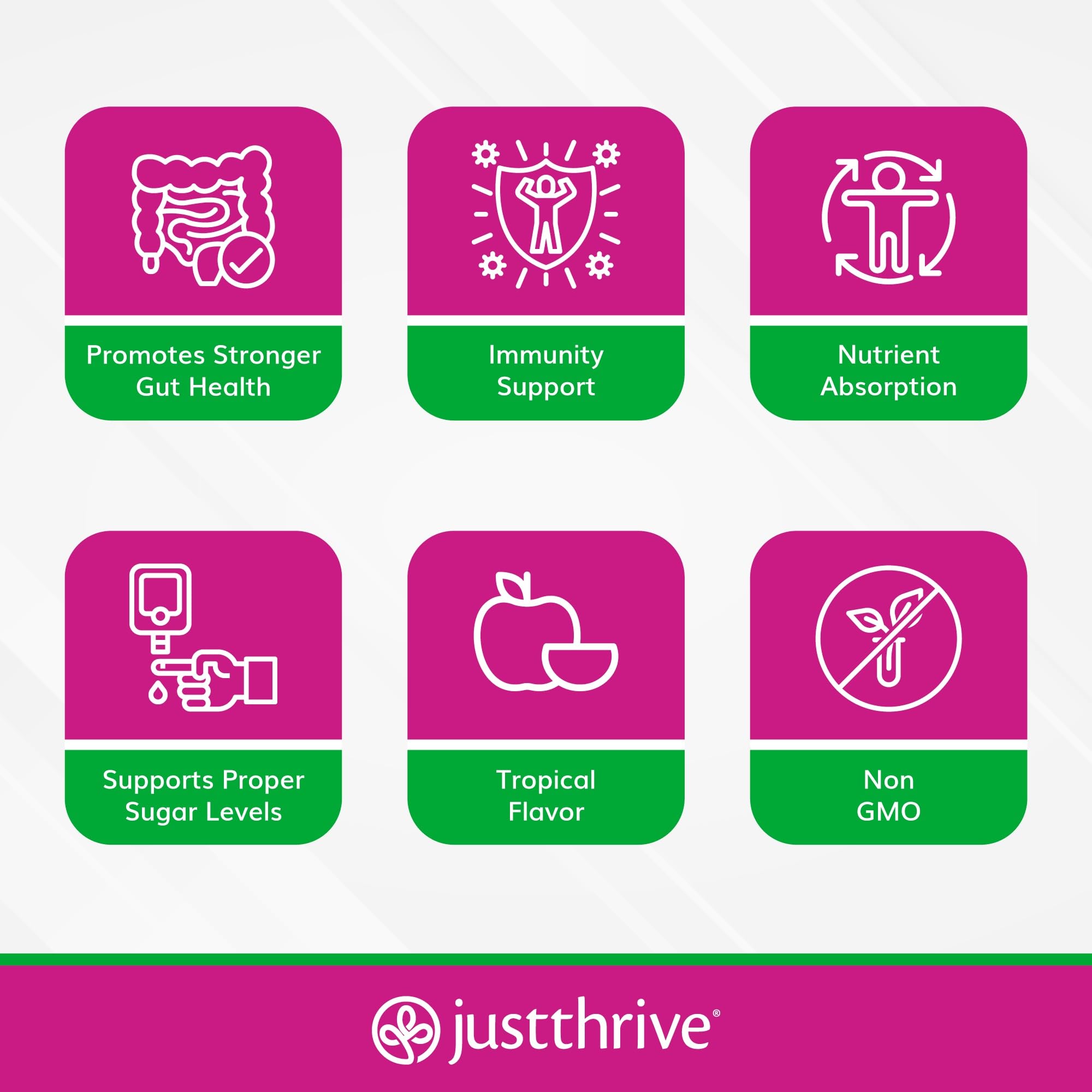 Just Thrive PREbiotic Powder - Digestive and Immune Support Supplement, 150 g Just ThriveUS supplements