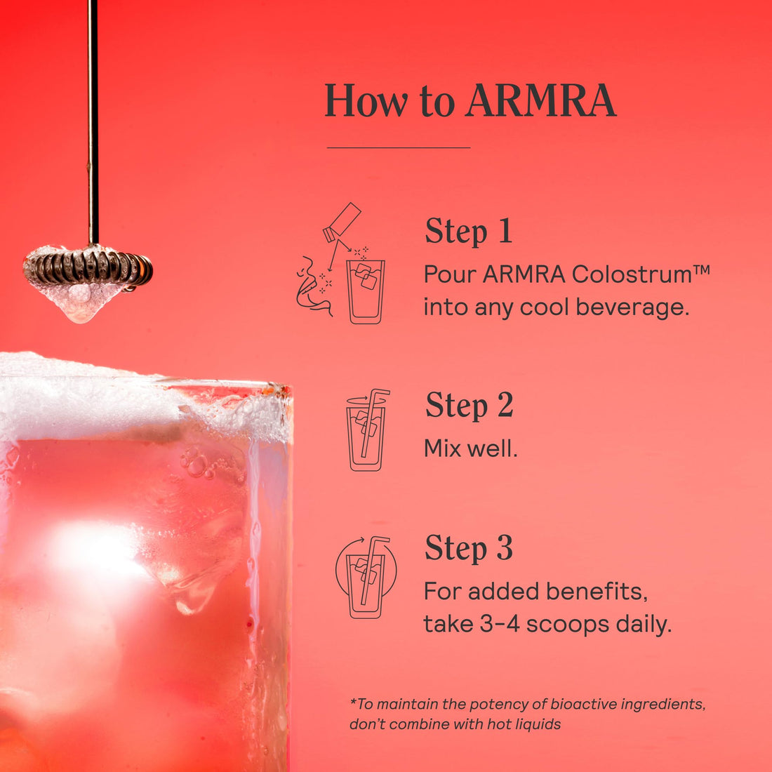 ARMRA Colostrum Powder | Vine Watermelon | Gut Health & Bloating | Skin & Hair | Immunity | Keto, Gluten & Fat-Free | 90 Servings ARMRAUS supplements