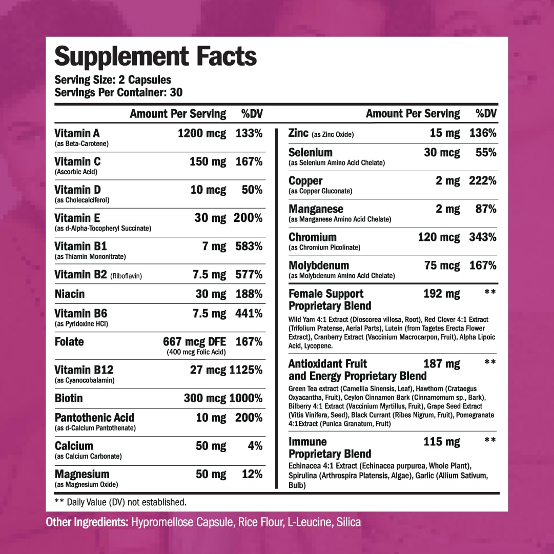Multivitamin for Women - Womens Multivitamin & Multimineral Supplement Vimerson HealthAu supplements