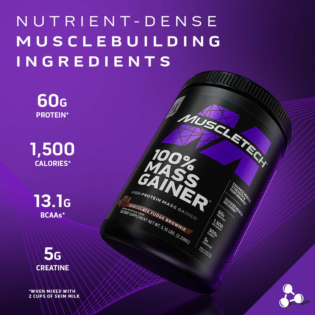 Mass Gainer MuscleTech 100% Mass Gainer Protein Powder Protein Powder for Muscle MuscleTechUS supplements