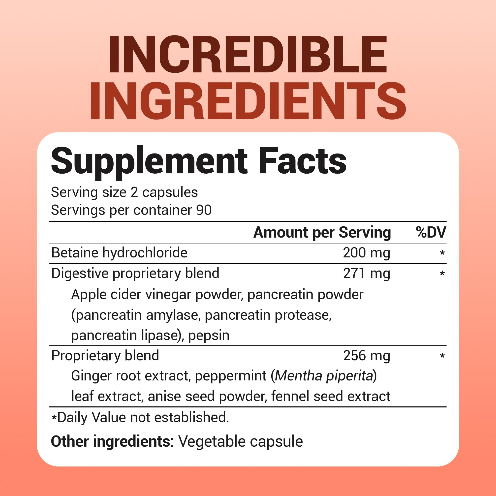 Dr. Berg Advanced Digestive Enzymes with Apple Cider Vinegar - Includes Digestive Health Ingredients Like Betaine Hydrochloride (HCI), Ginger Root & Peppermint Leaf - 180 Capsules Dr. Berg NutritionalsAu supplements