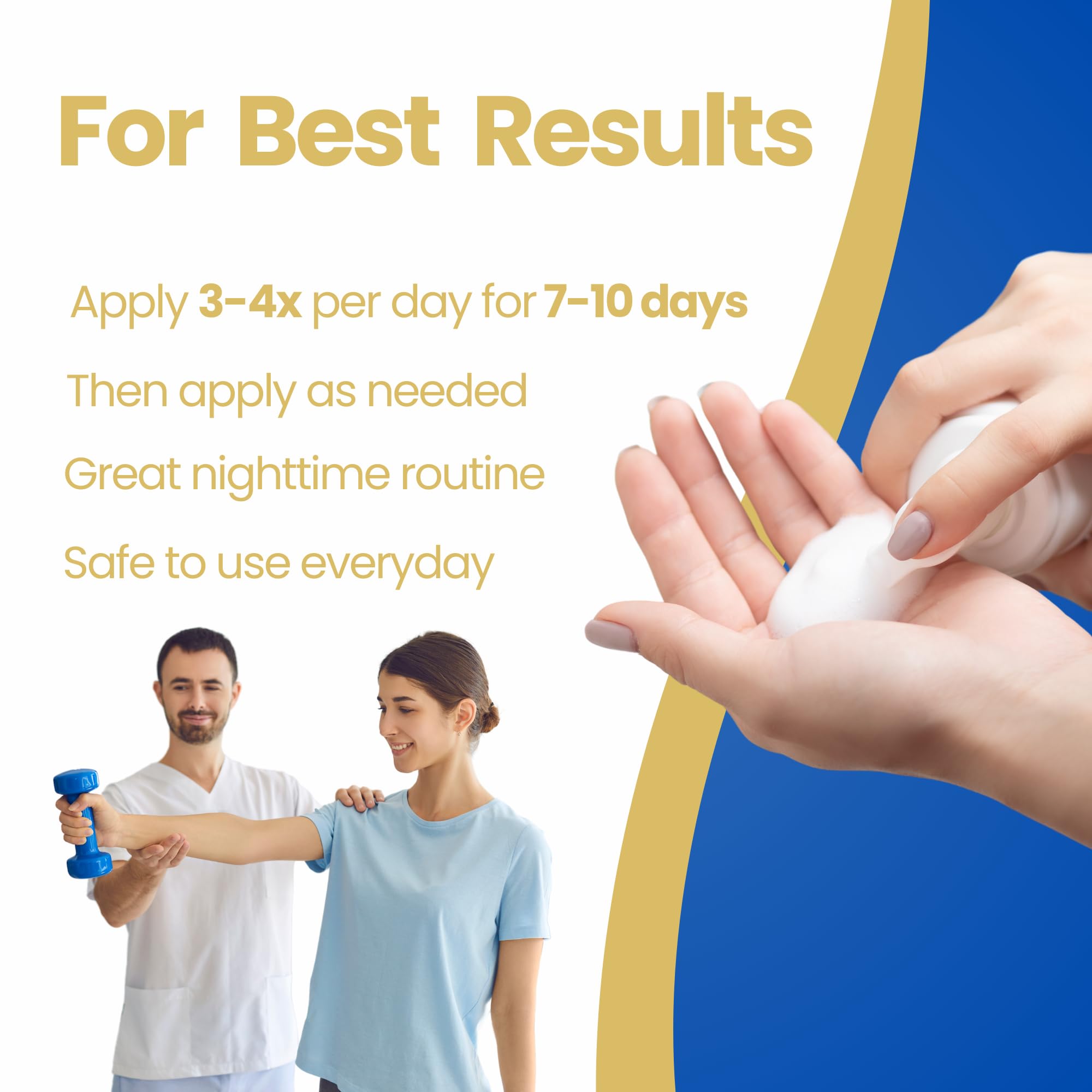 Seagenix Nerve Relief Muscle Foam - Nerve Spray Magnesium - Arnica - Boswellia - Menthol Formula - Nerve and Muscle Relief – Fast-Acting with Magnesium Sulfate - 150 ml - 1 Count SeagenixAu supplements