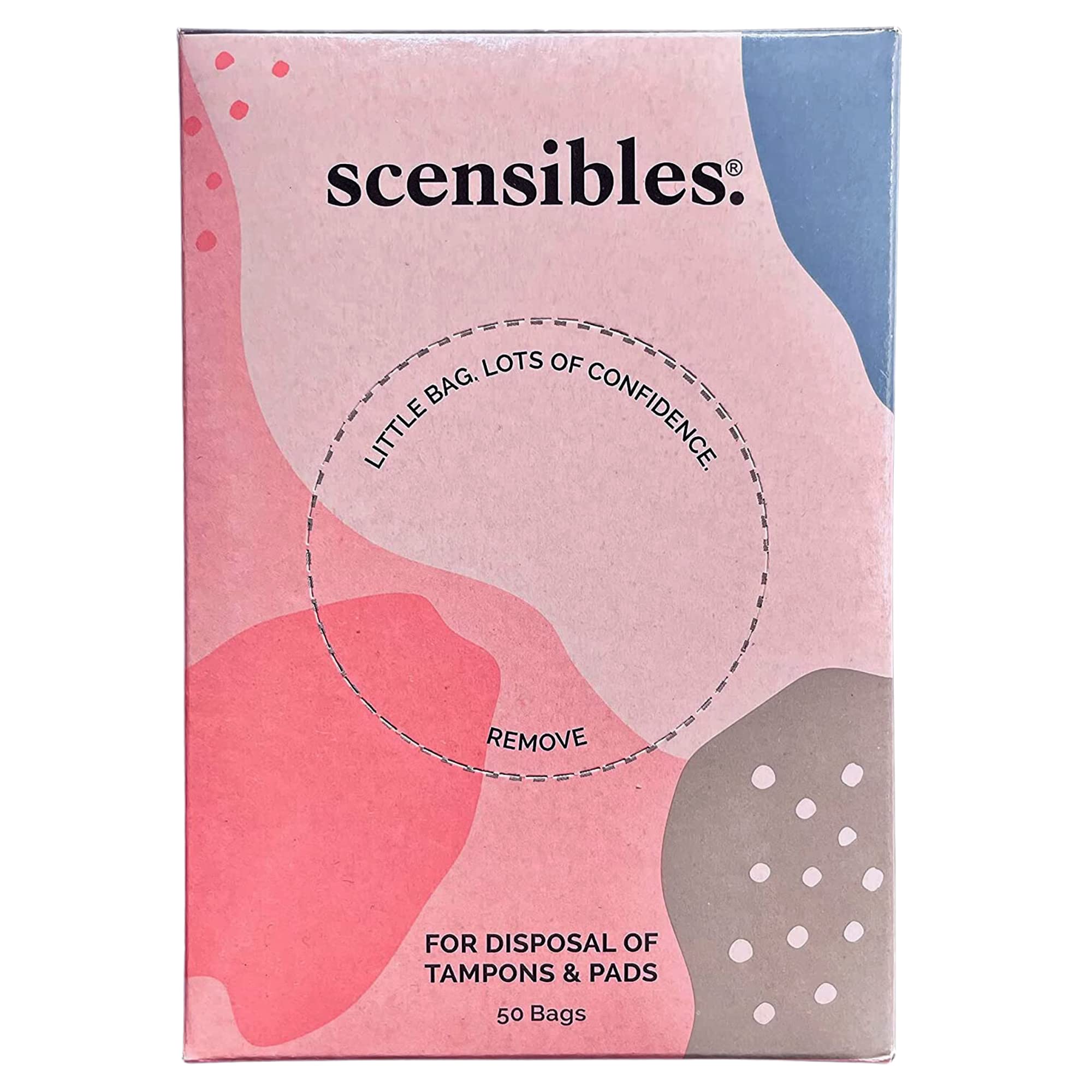 Scensibles Personal Care Disposal Bags (50 Count) - For Tampons, Pads, Liners, Condoms & More SCENSIBLESAu supplements