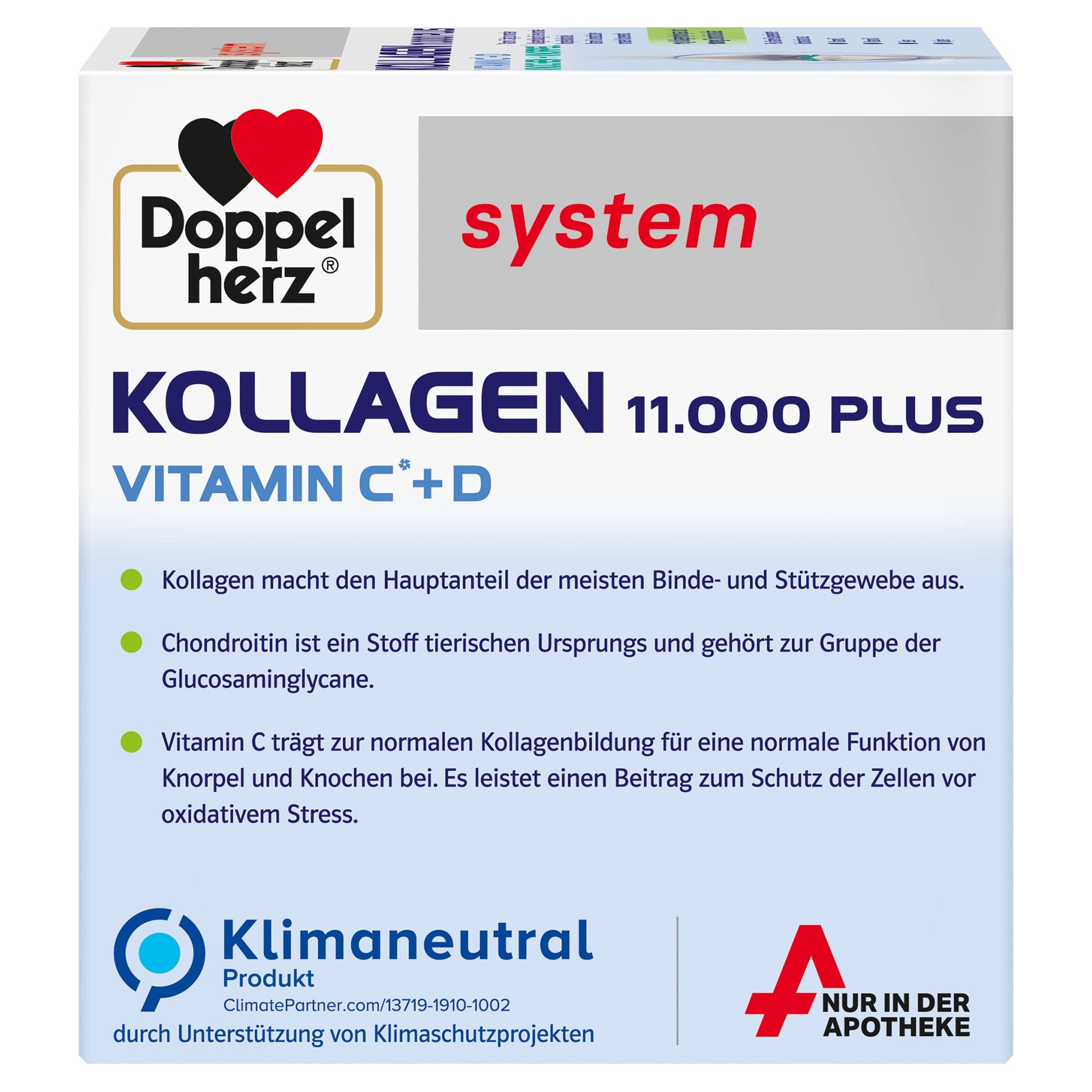 Doppelherz collagen 11,000 ampoules, 30 x 25 ml, PZN:7625039 My StoreAu supplements