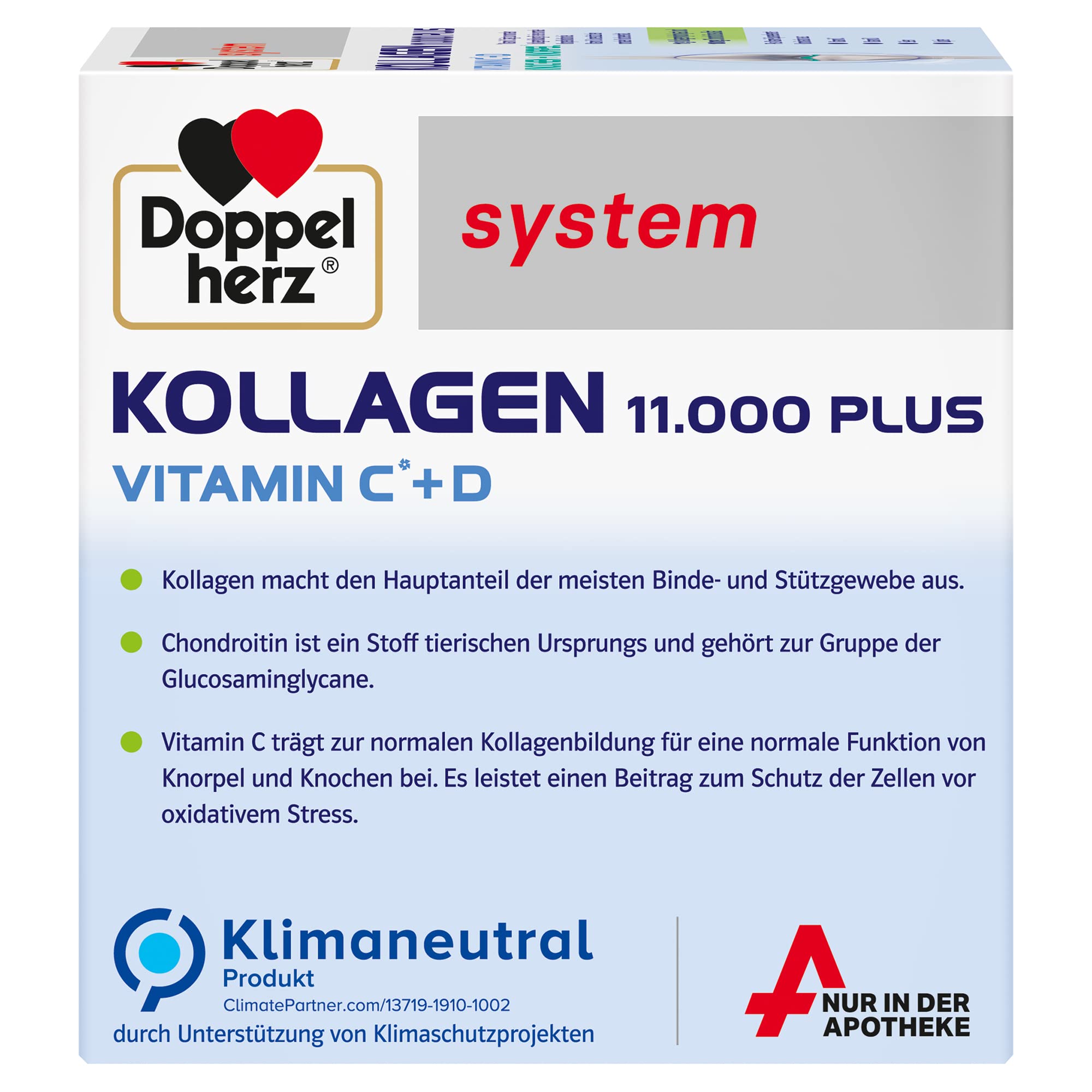 Doppelherz collagen 11,000 ampoules, 30 x 25 ml, PZN:7625039 My StoreAu supplements