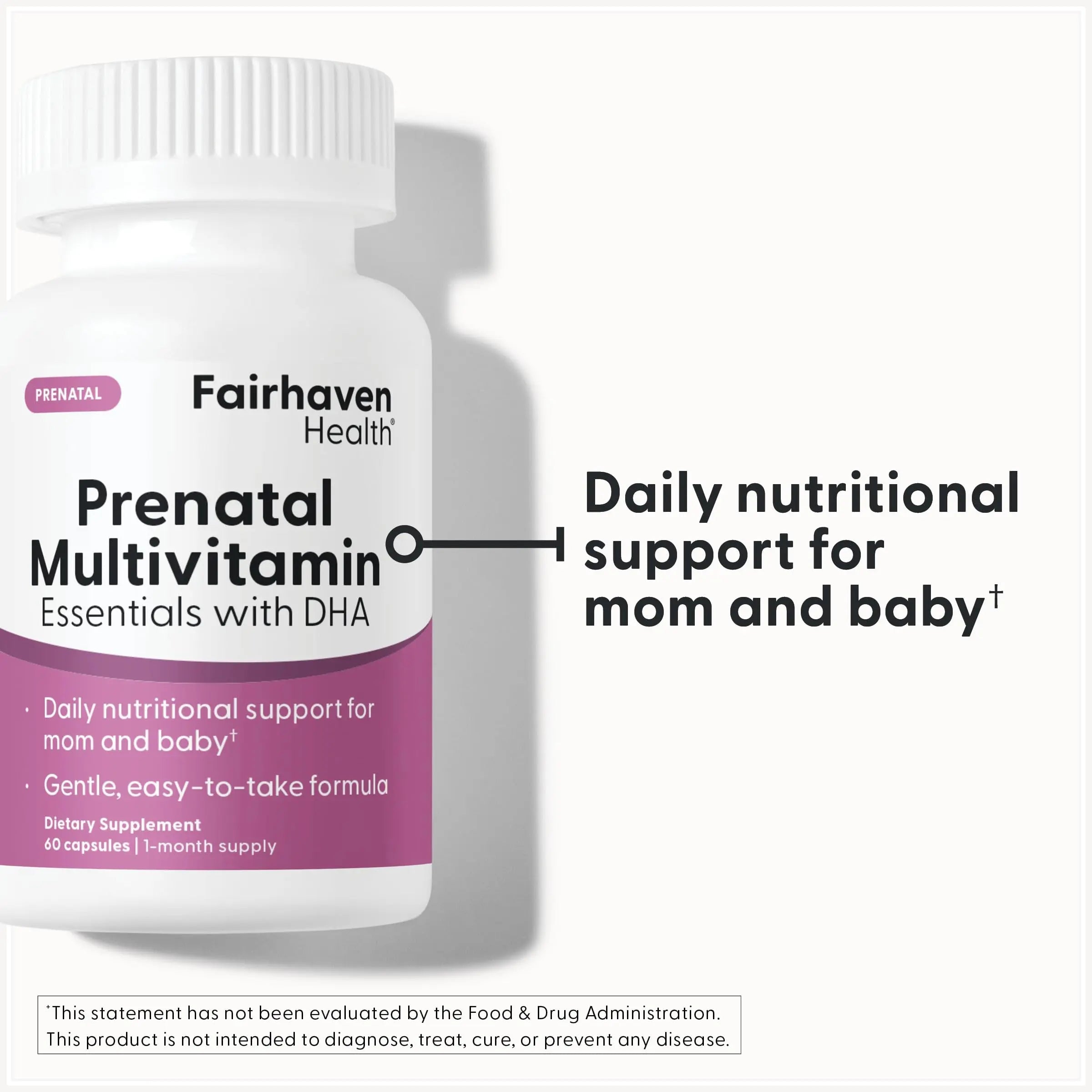 Fairhaven Health Prenatal Multivitamin Essentials with DHA | Prenatal Vitamins + DHA, Choline, Myo-Inositol | Fairhaven HealthAu supplements