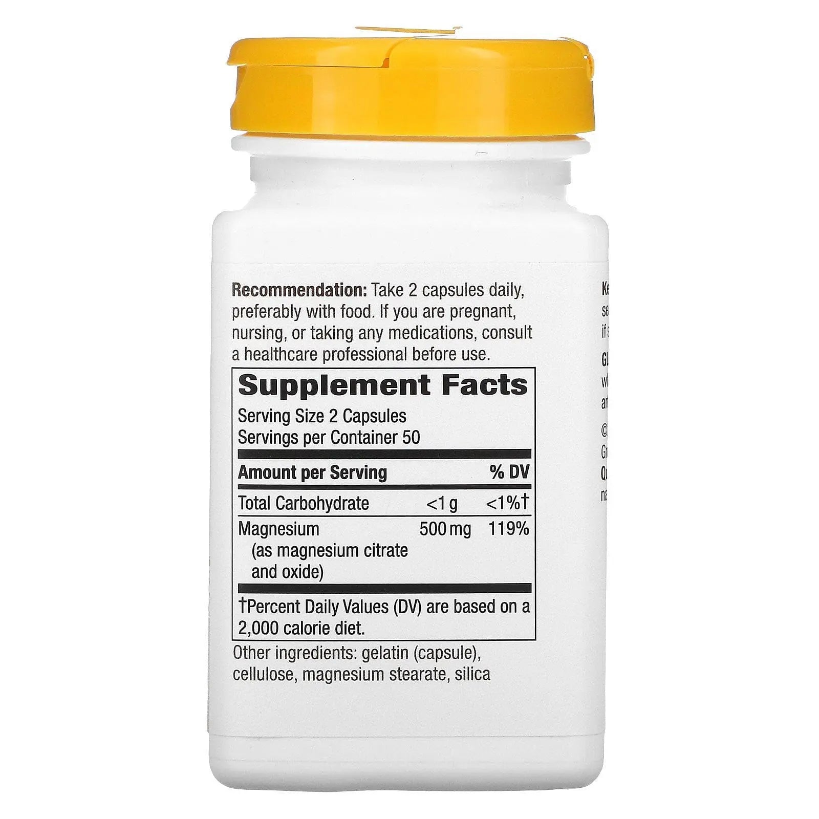 Natures Way Magnesium Complex, 100 ct Nature's Waynz supplements