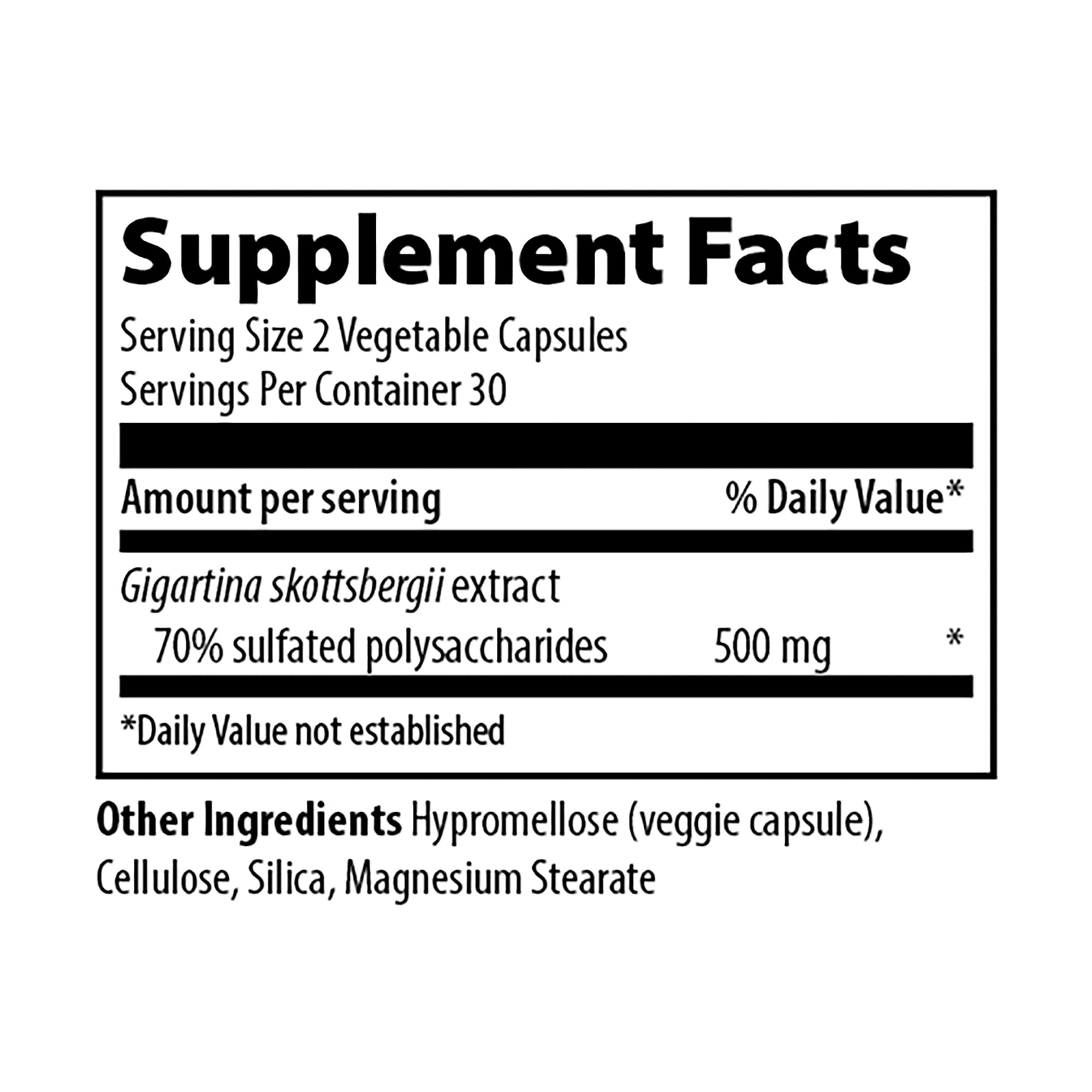 Vibrant Health, Gigartina Red Marine Algae, Plant-Based Immune Support, 60 Capsules Vibrant HealthAu supplements