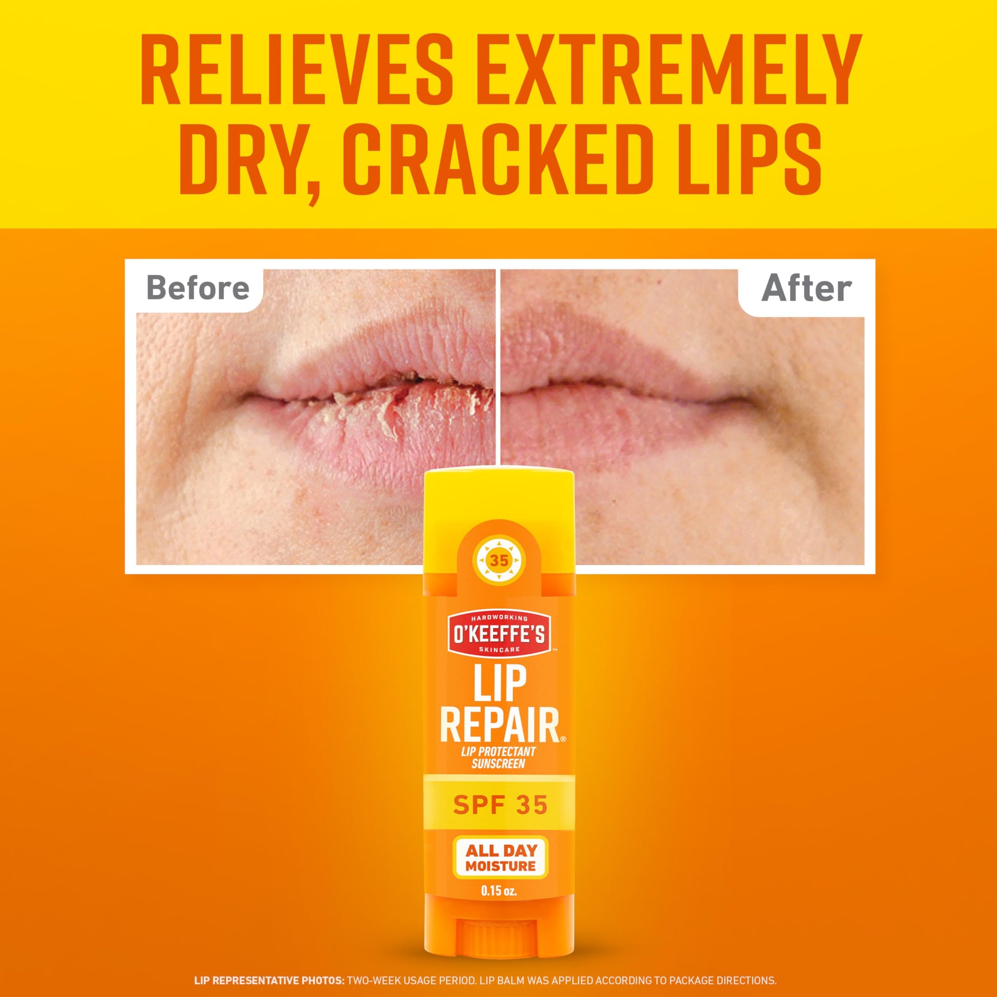 O'Keeffe's Lip Repair SPF 35 Lip Balm - Stick (3 Pack) - Sun-Safe Moisturizer for Extremely Cracked, Dry Lips O'Keeffe'sAu supplements